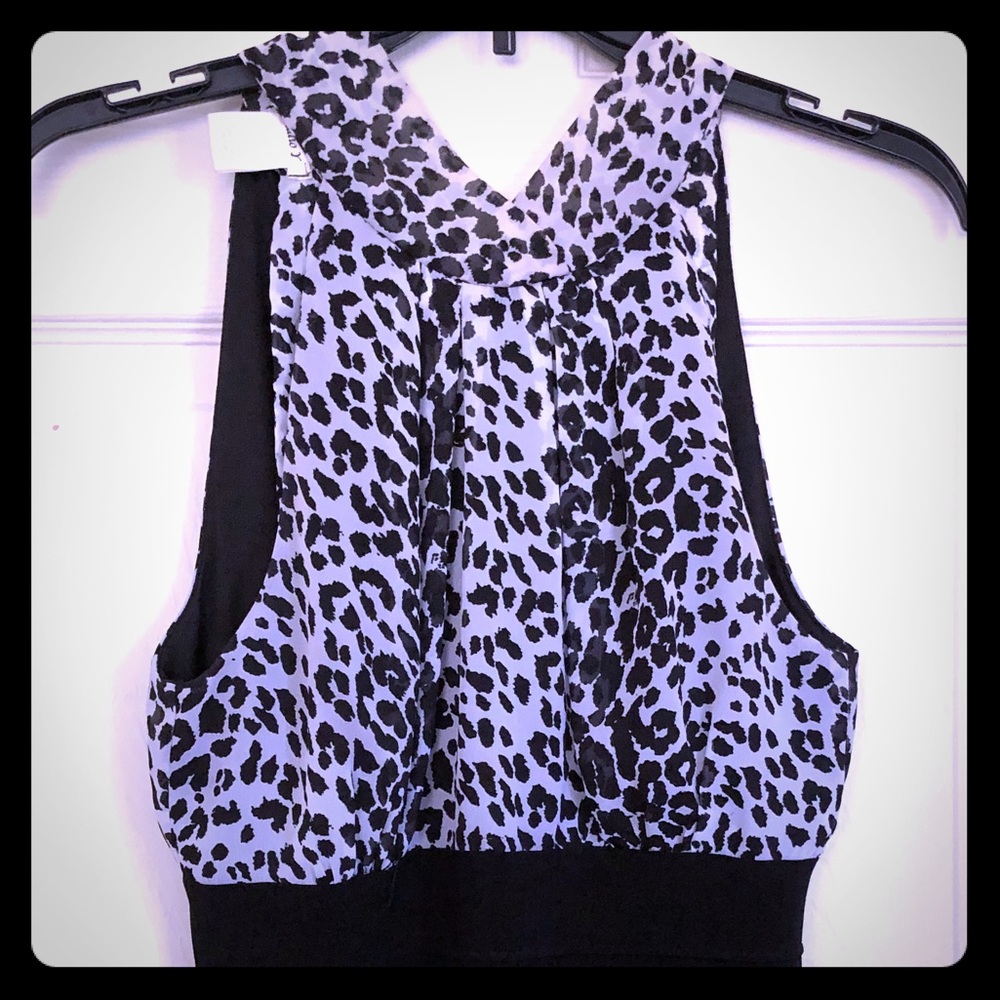 Animal print top